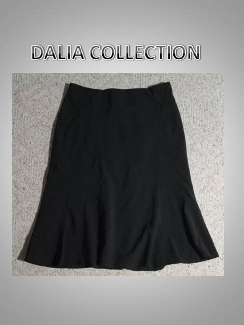 Dalia Collection women's black skirt size 6
